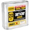 Core Tarps Heavy Duty Tarp, 30 ft x 0.5 mm H x 30 ft W, 20 Mil, White, Polyethylene CT-704-30X30 - alternate 1